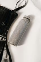 The Rhinestone Armour Bottle - Silver