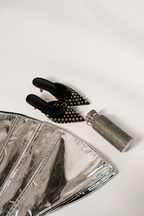The Rhinestone Armour Bottle - Black